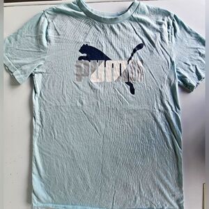 PUMA short sleeve shirt XL - Light blue